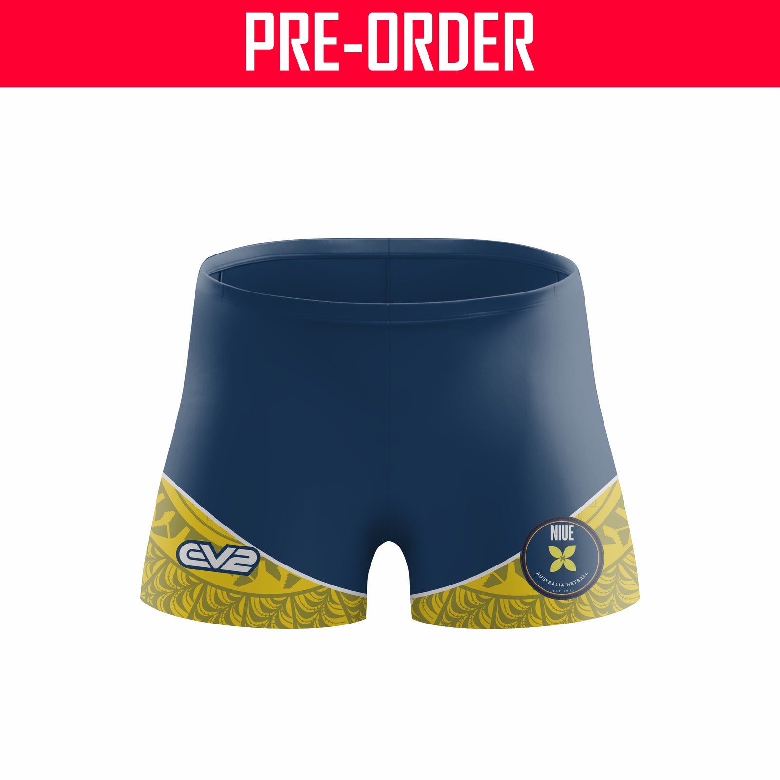 Niue Australia Netball - Lycra Short