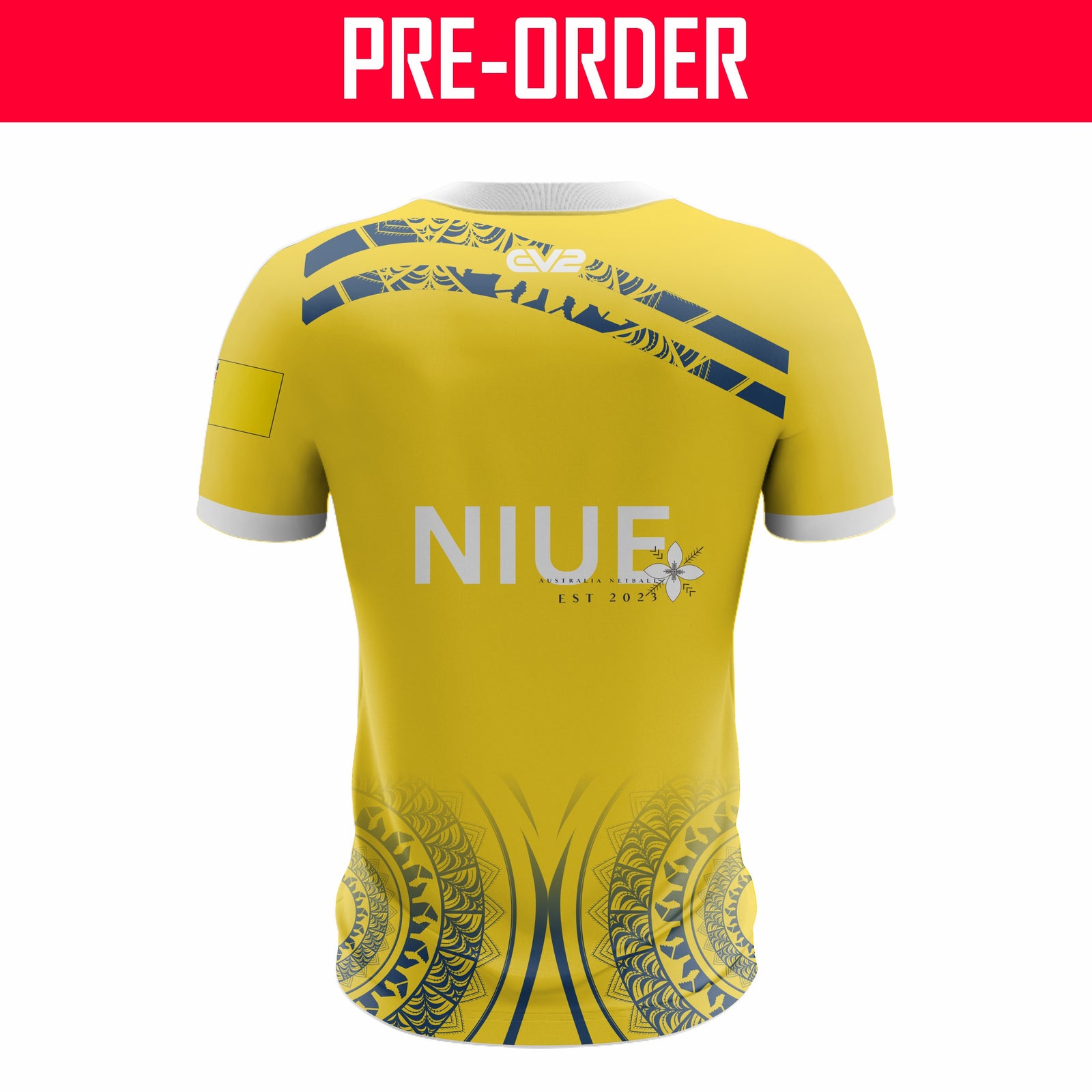 Niue Australia Netball - Short Sleeve Playing Jersey