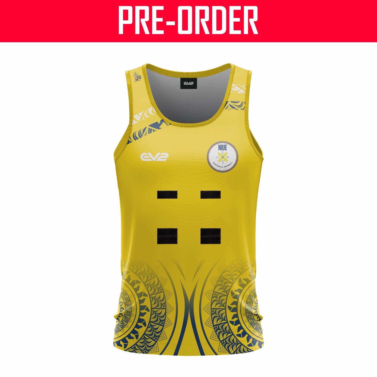 Niue Australia Netball - Playing Singlet - Option A