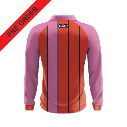 Northern Beaches Soccer Club -  Long Sleeve Club Polo (Pink)