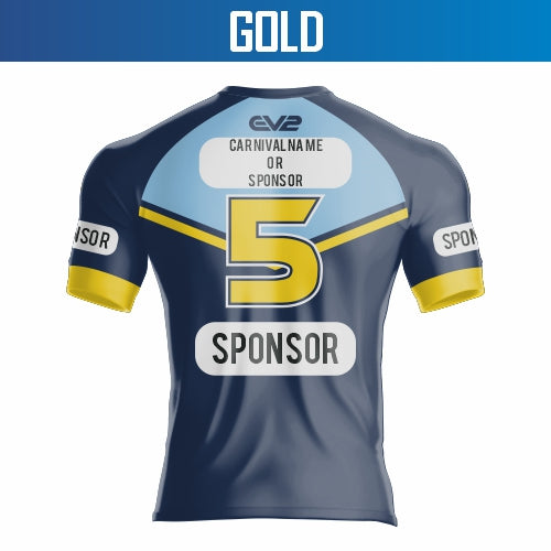 NORTHS DEVILS RL TOWNSVILLE - PRO PLAYING JERSEY (GOLD)