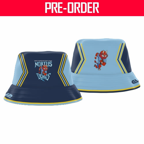 Norths Devils RL Townsville - Reversible Bucket Hat - (SHOP)