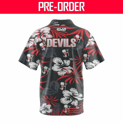 Norths Devils JRL Mackay - Resort Shirt Black