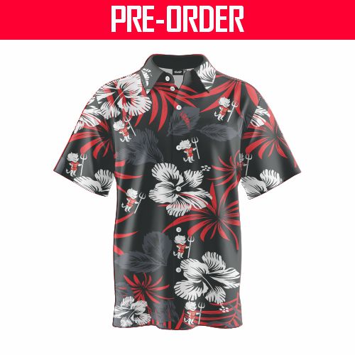 Norths Devils JRL Mackay - Resort Shirt Black