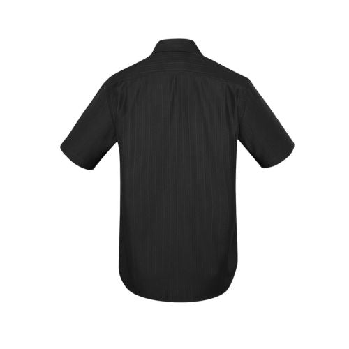 PACIFIC MOTOR GROUP-S312MS BUSINESS SHIRT SS BLACK PRESTON-MENS