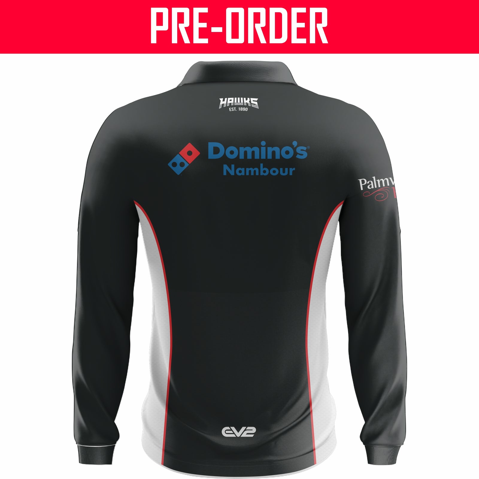 Palmwoods Hinterland Hawks Cricket Club - Champion Cricket Shirt L/S (MENS 1-DAY & T20)