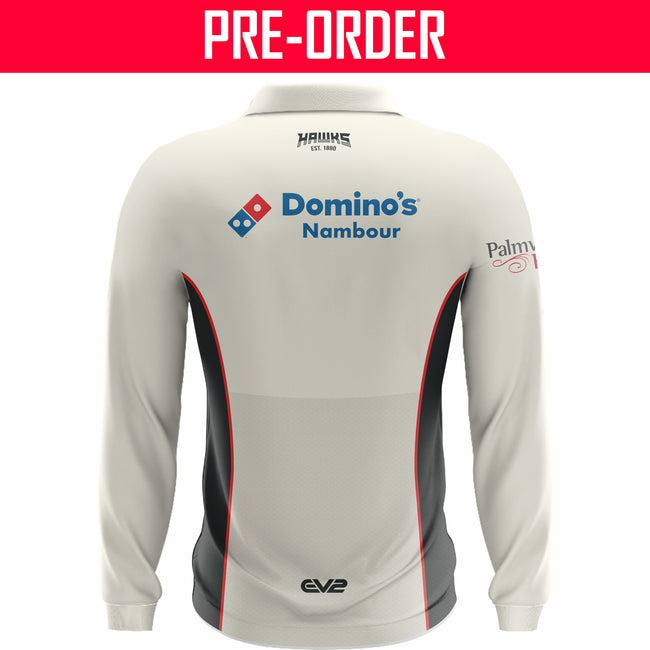 Palmwoods Hinterland Hawks Cricket Club - Champion Cricket Shirt L/S (MENS 2-DAY)