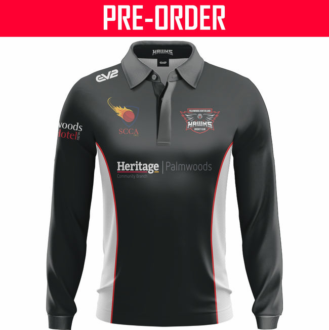 Palmwoods Hinterland Hawks Cricket Club - Champion Cricket Shirt L/S (MENS 1-DAY & T20)
