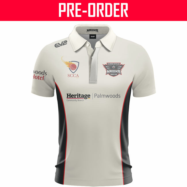 Palmwoods Hinterland Hawks Cricket Club - Champion Cricket Shirt S/S (MENS 2-DAY)