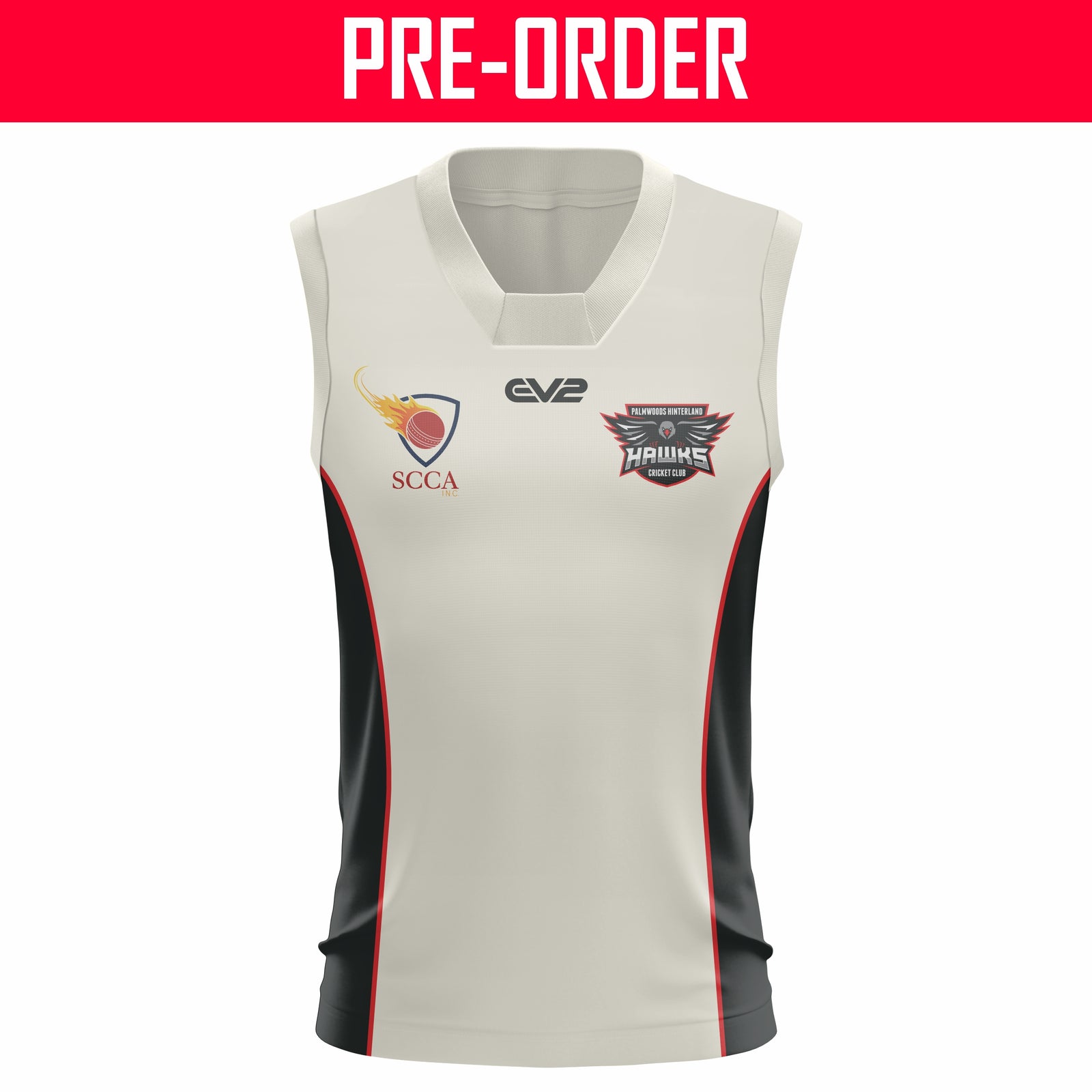 Palmwoods Hinterland Hawks Cricket Club - Cricket Vest (MENS 2-DAY)