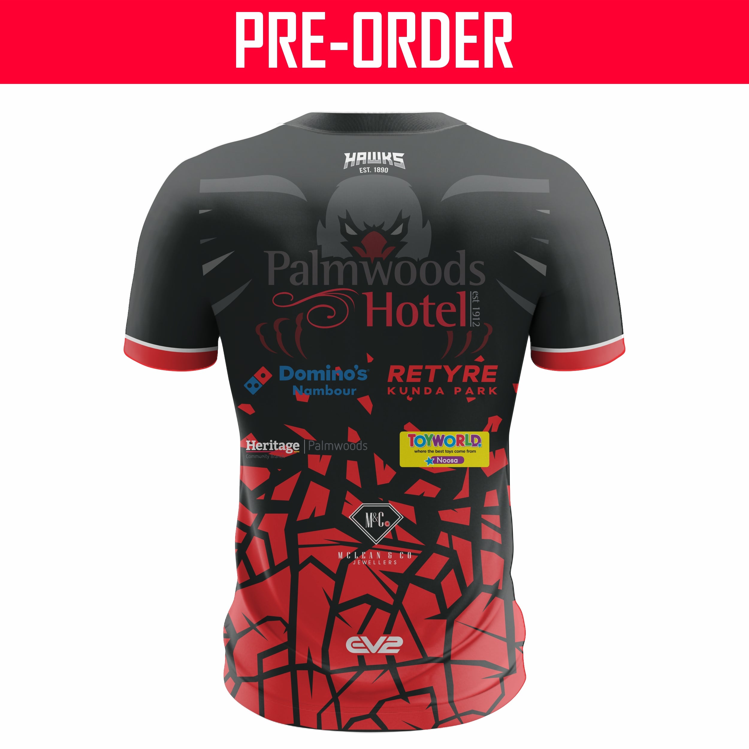 Palmwoods Hinterland Hawks Cricket Club - Training Shirt