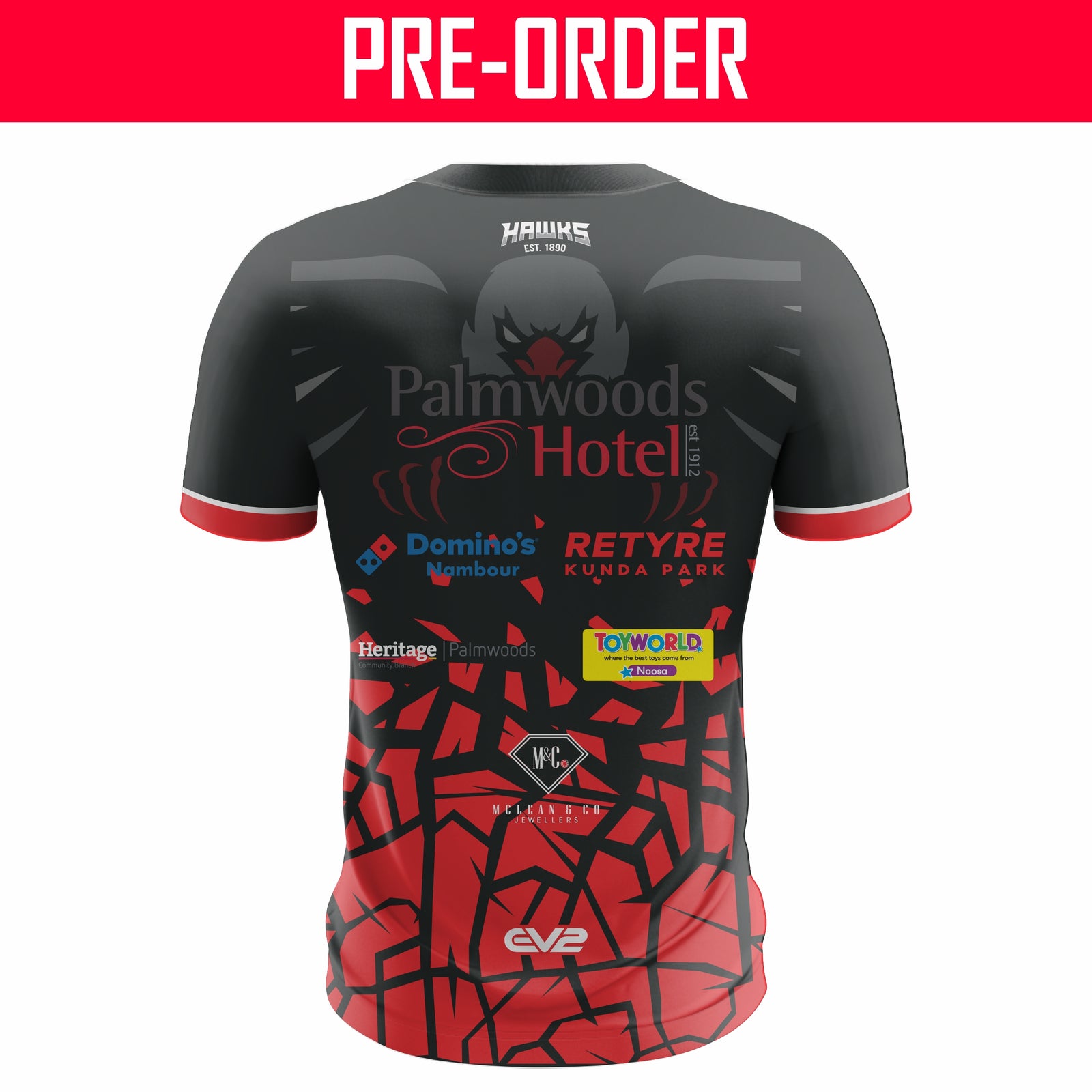 Palmwoods Hinterland Hawks Cricket Club - Training Shirt