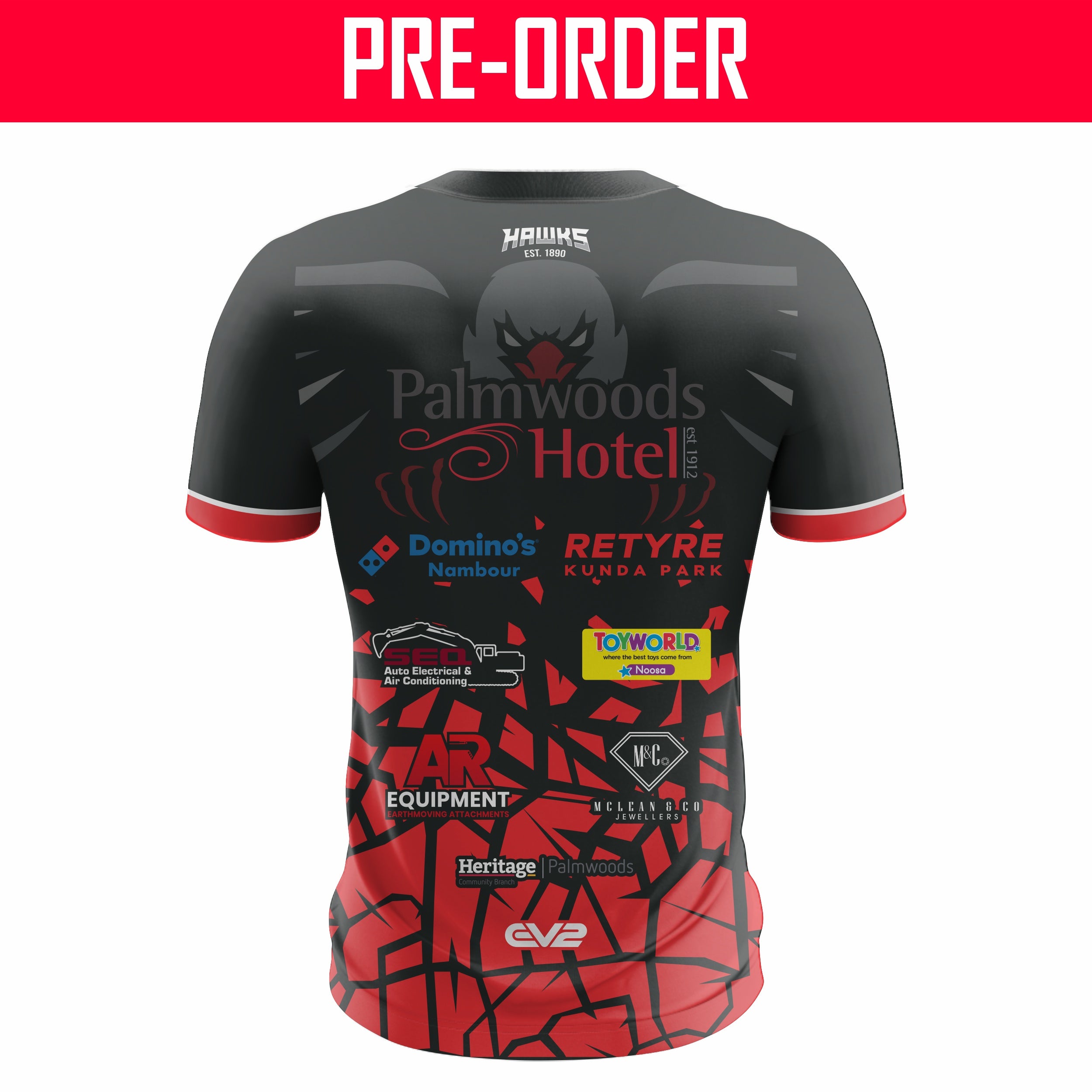 Palmwoods Hinterland Hawks Cricket Club - Training Shirt