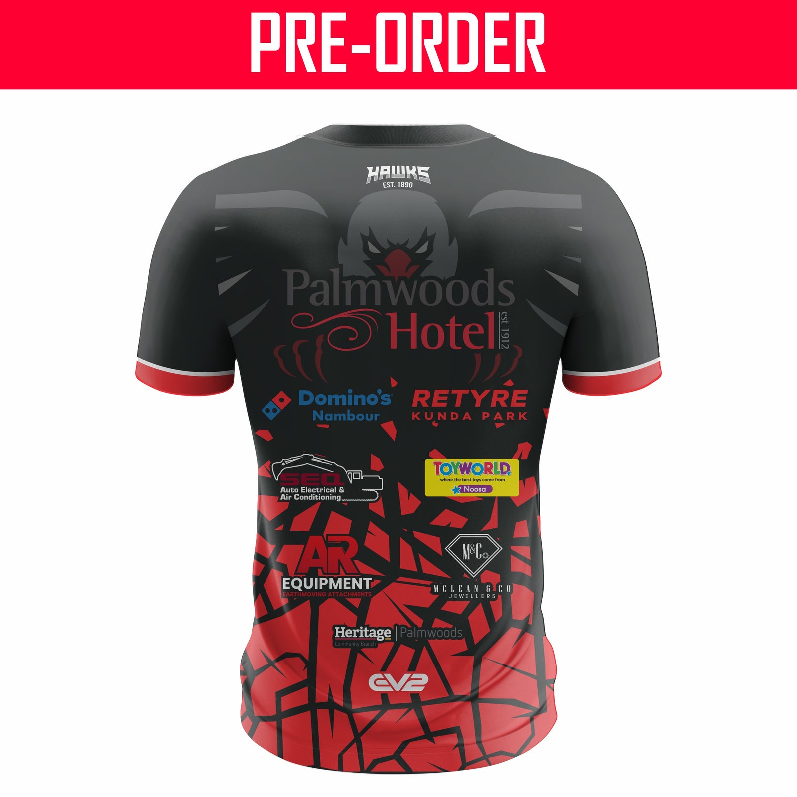 Palmwoods Hinterland Hawks Cricket Club - Training Shirt