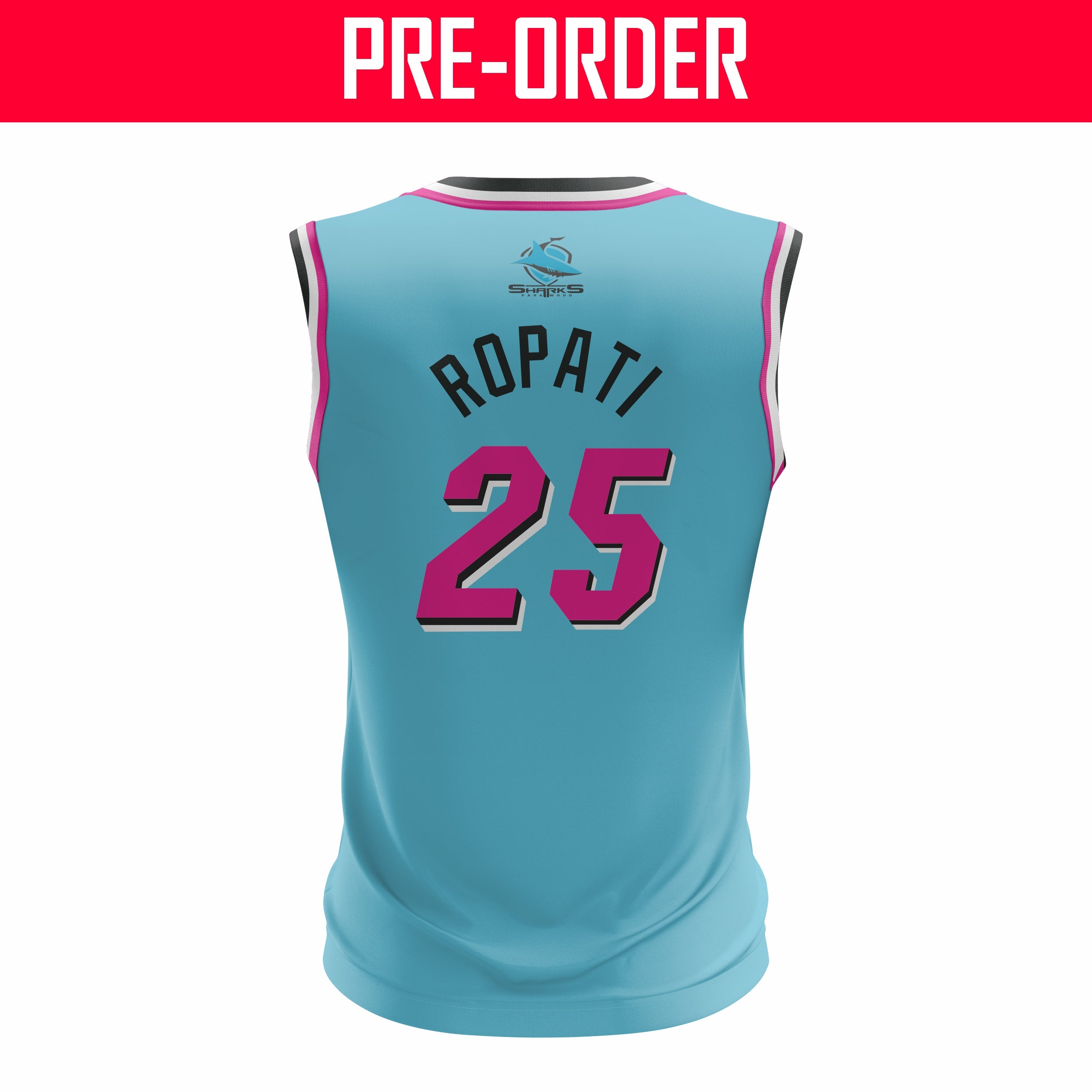 Parkwood Sharks RLFC - Club Basketball Singlet