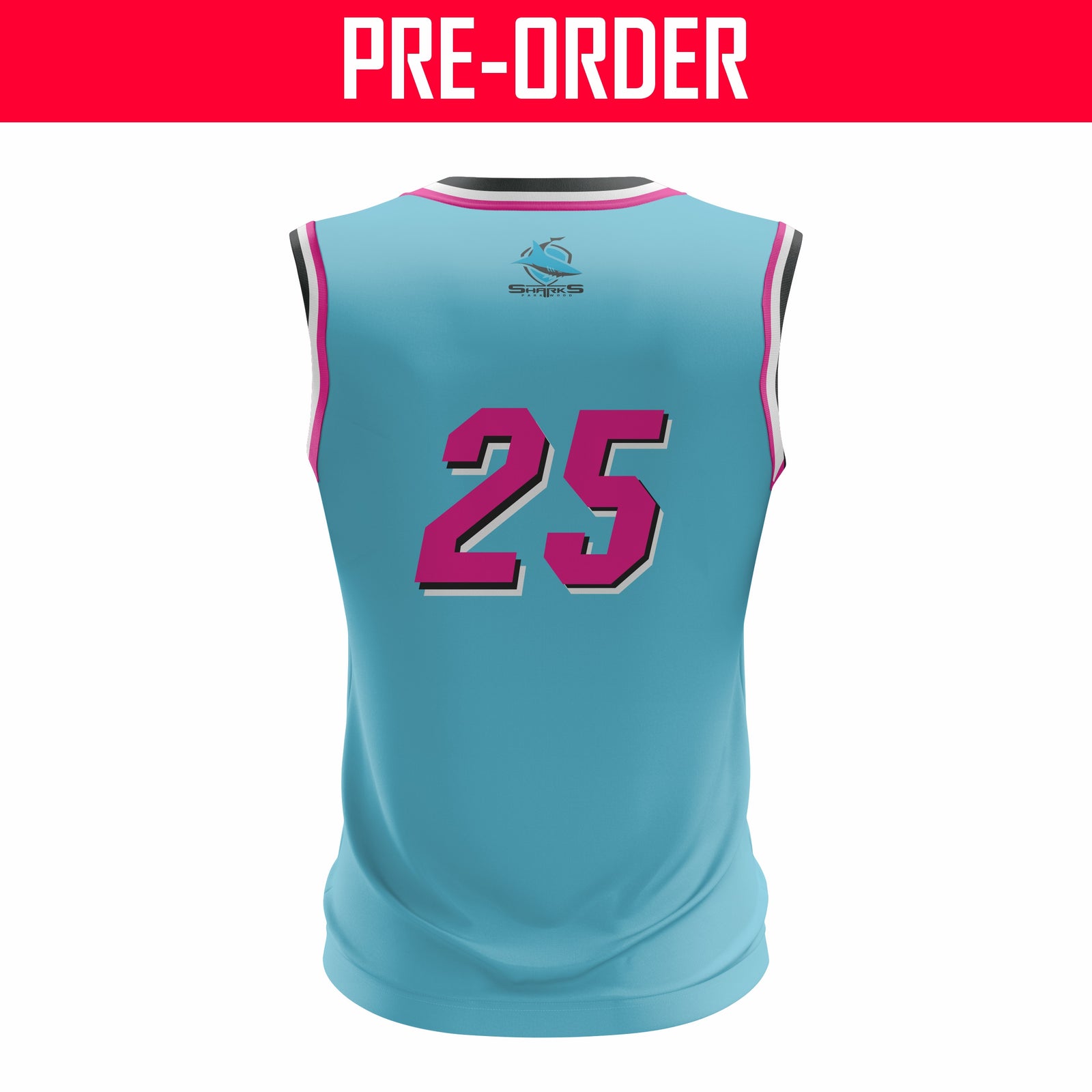 Parkwood Sharks RLFC - Basketball Singlet