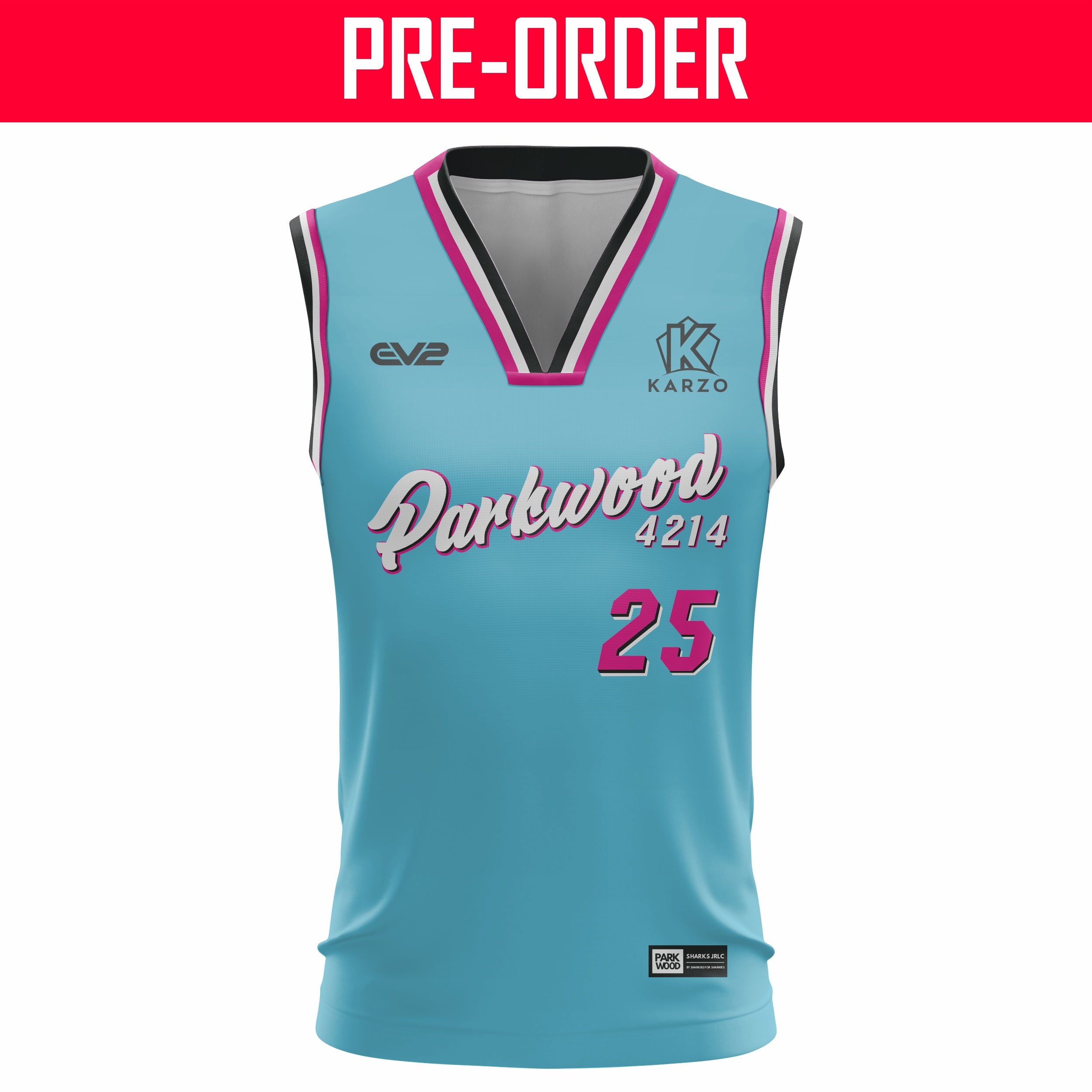 Parkwood Sharks RLFC - Club Basketball Singlet