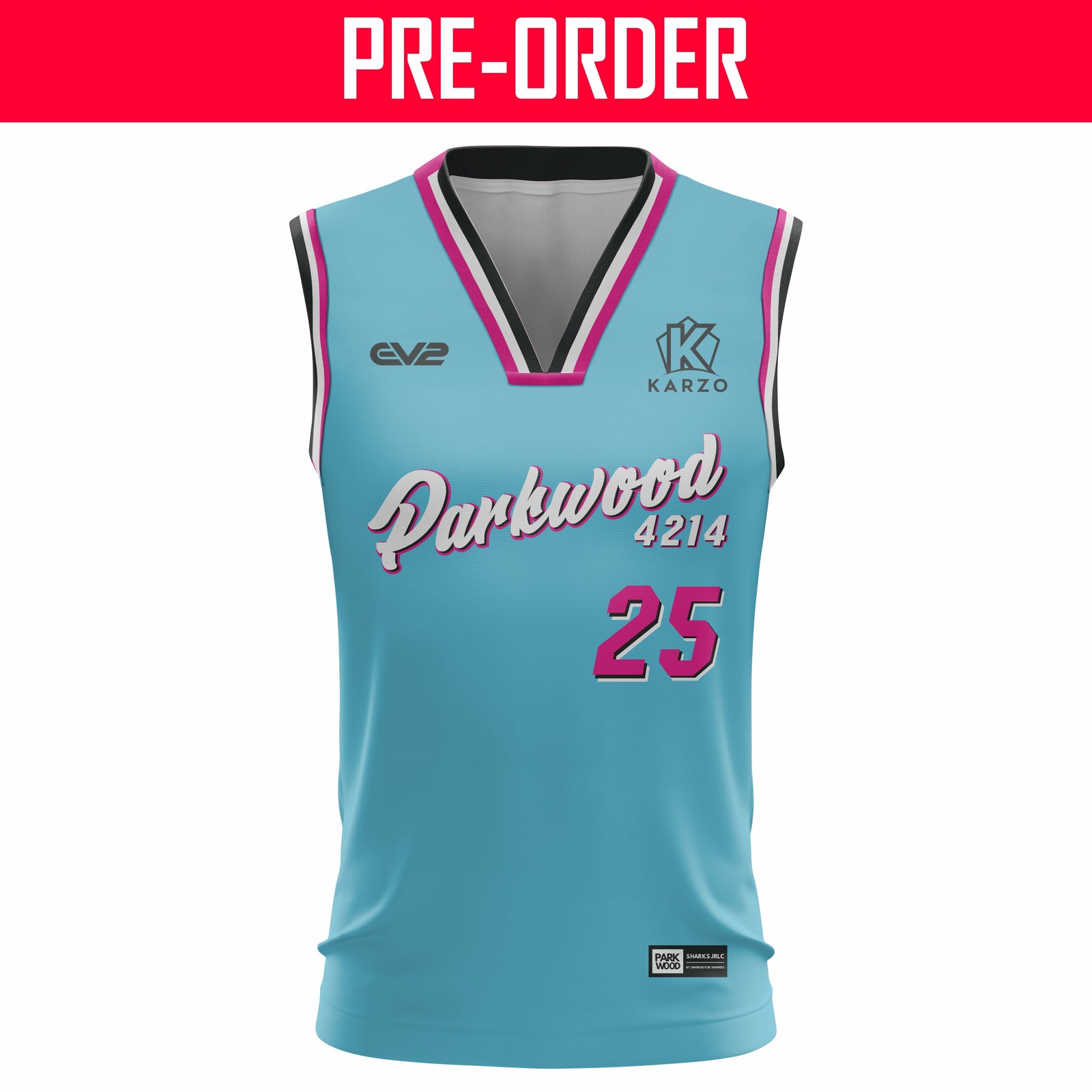 Parkwood Sharks RLFC - Basketball Singlet