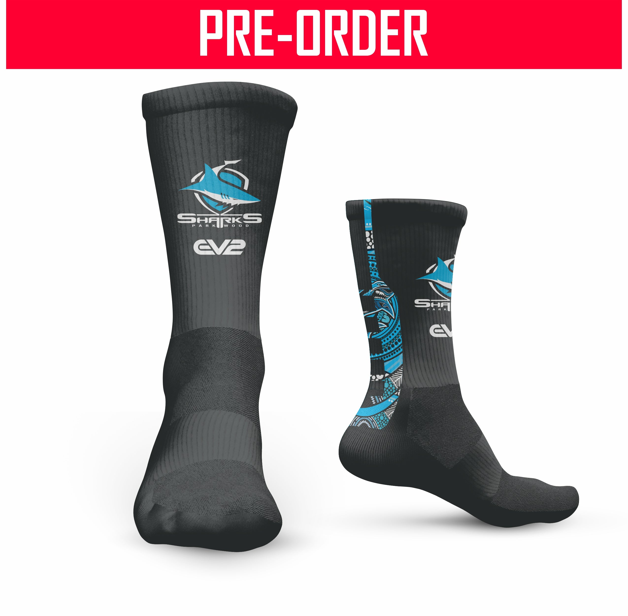 Parkwood Sharks RLFC - Pro Crew Sock