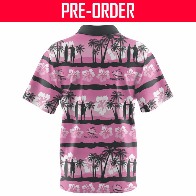 Parkwood Sharks RLFC - Resort Shirt - PINK