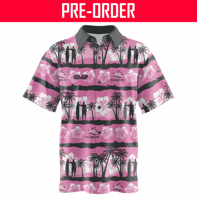 Parkwood Sharks RLFC - Resort Shirt - PINK