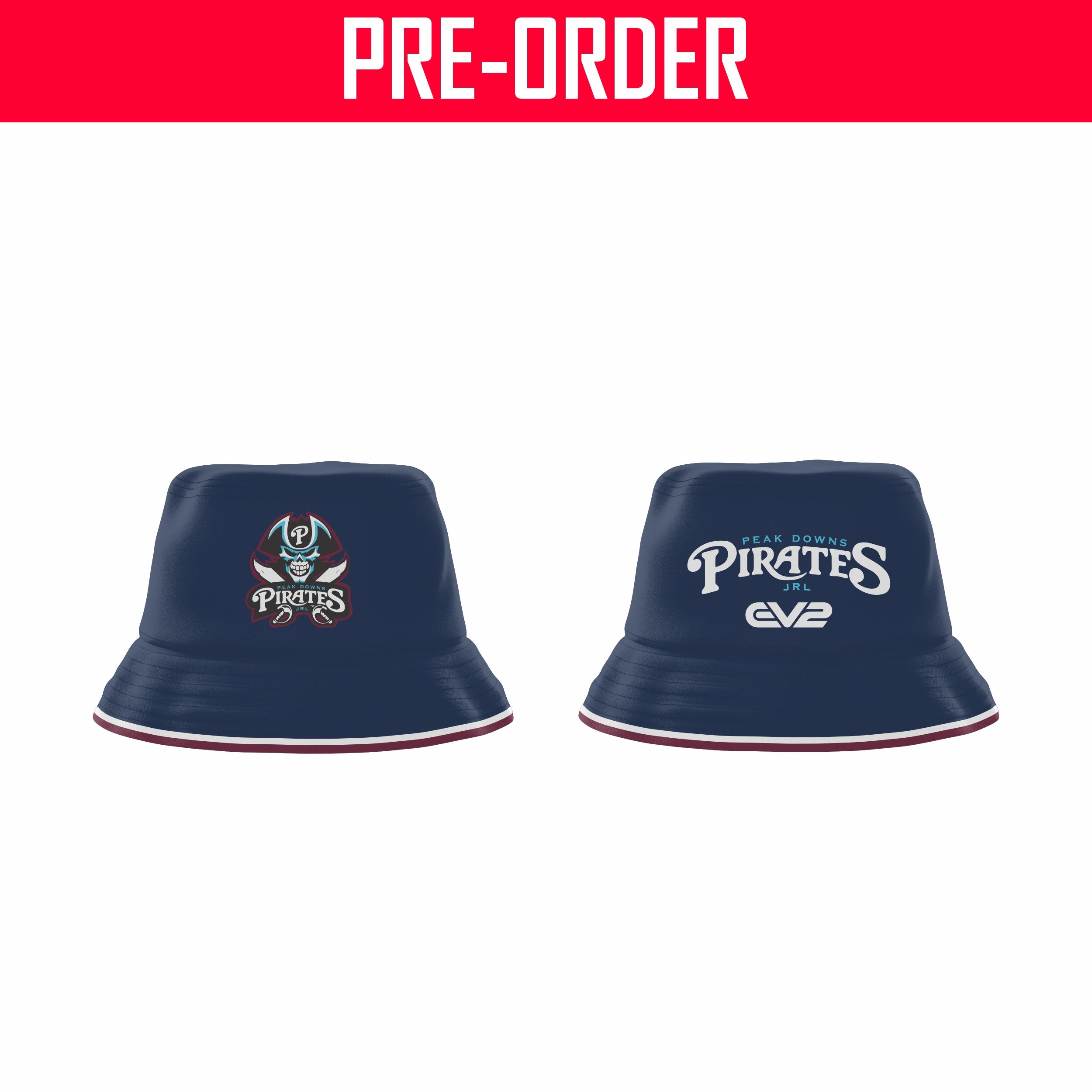 Peak Down Pirates JRL - Reversible Bucket Hat