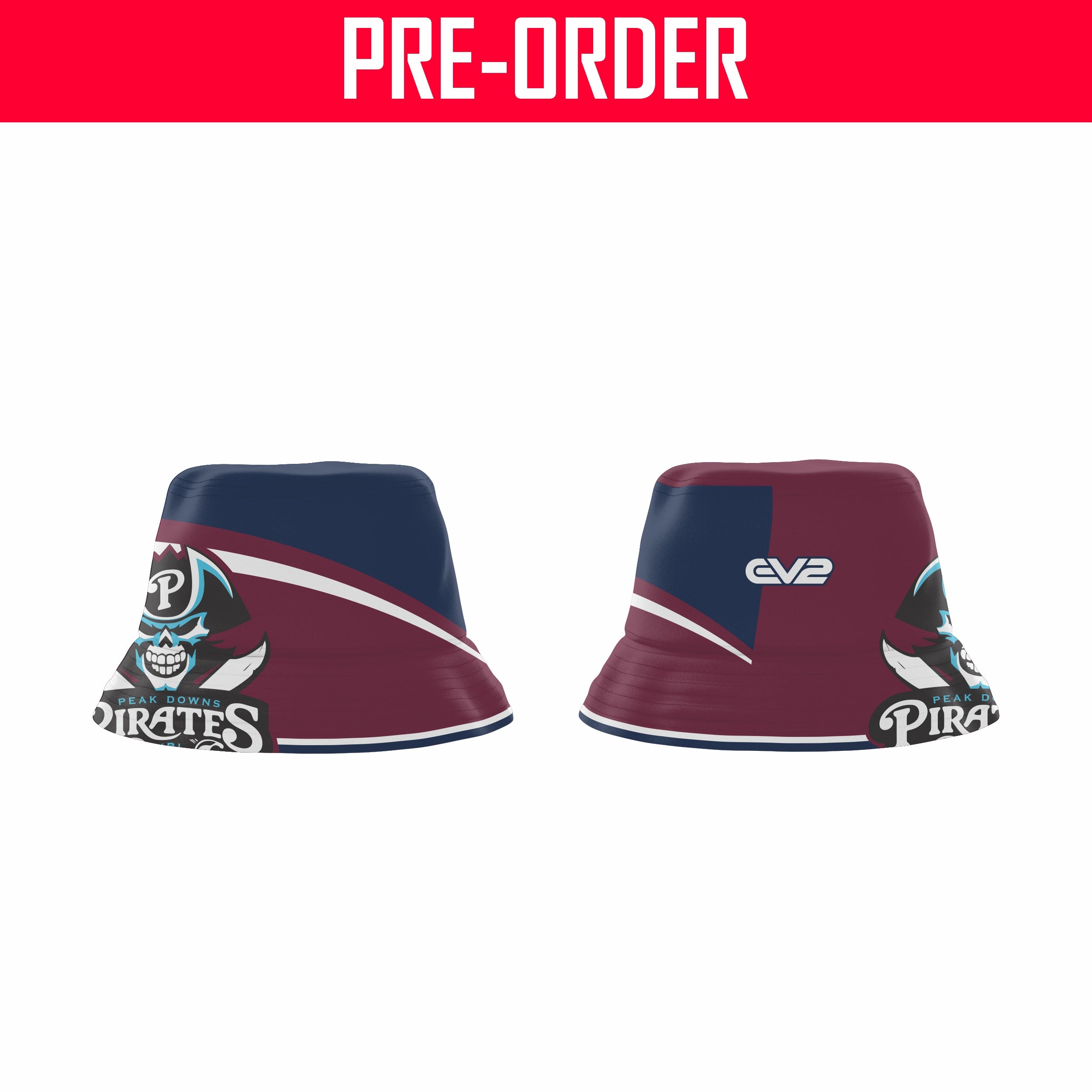 Peak Down Pirates JRL - Reversible Bucket Hat