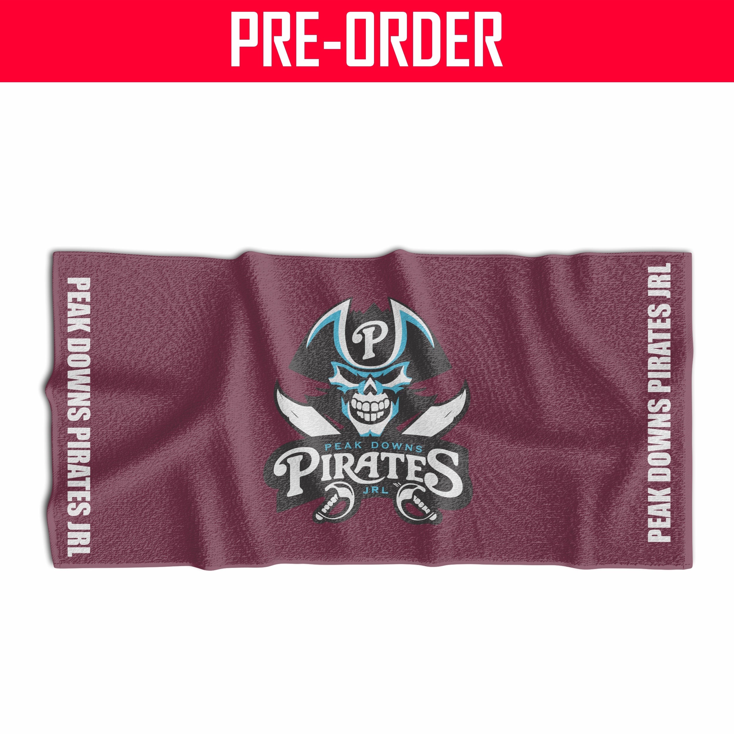 Peak Down Pirates JRL - Beach Towel
