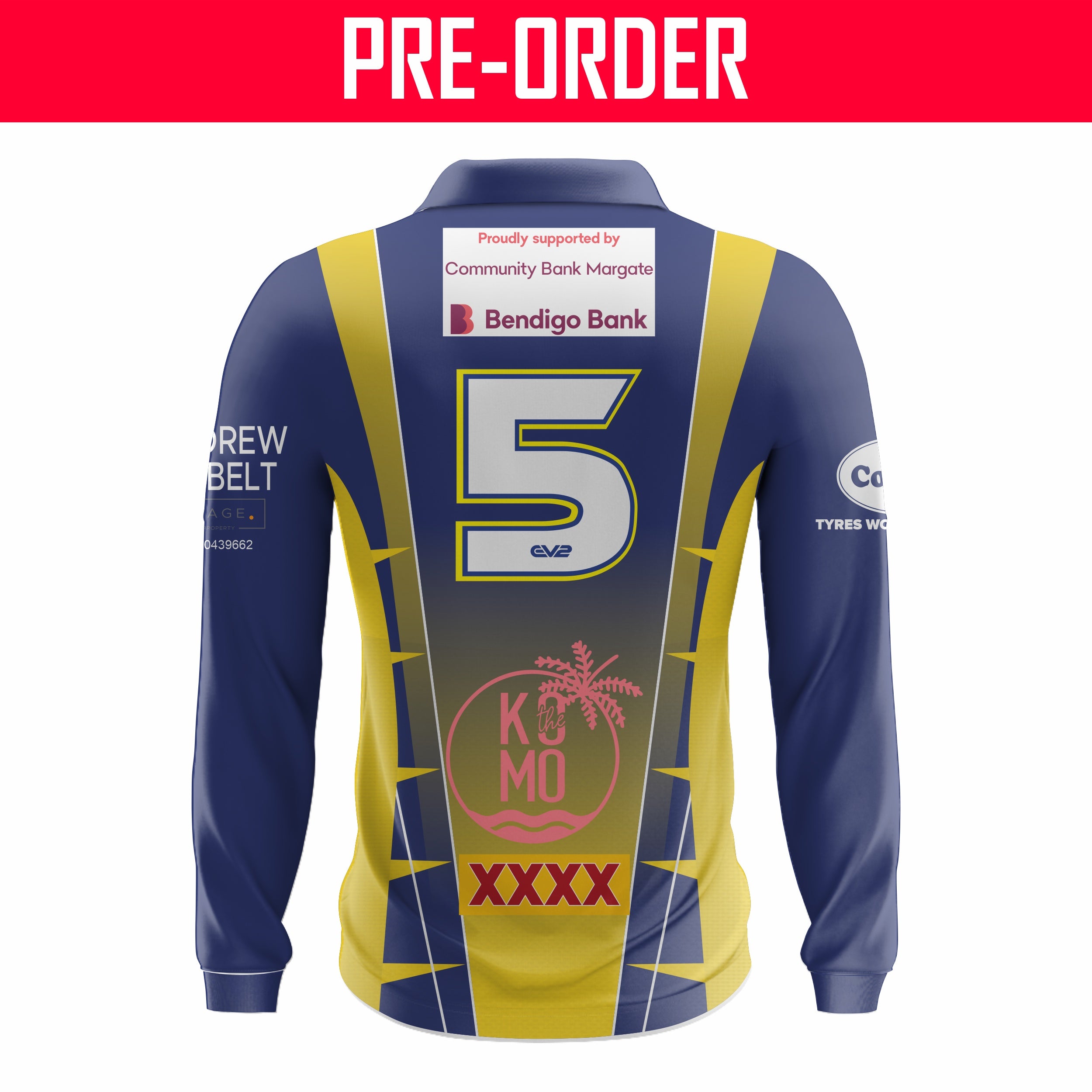 Peninsula Cricket Club - Champion Cricket Shirt - Colours Long Sleeve