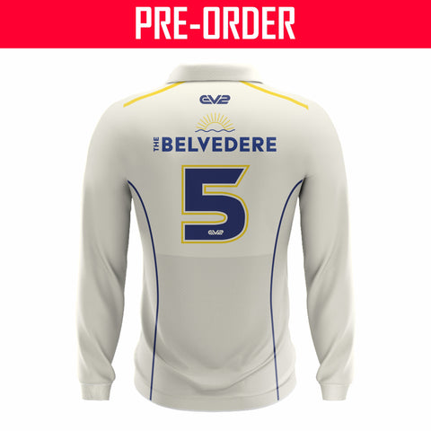 Peninsula Cricket Club - Champion Cricket Shirt - Creams Long Sleeve