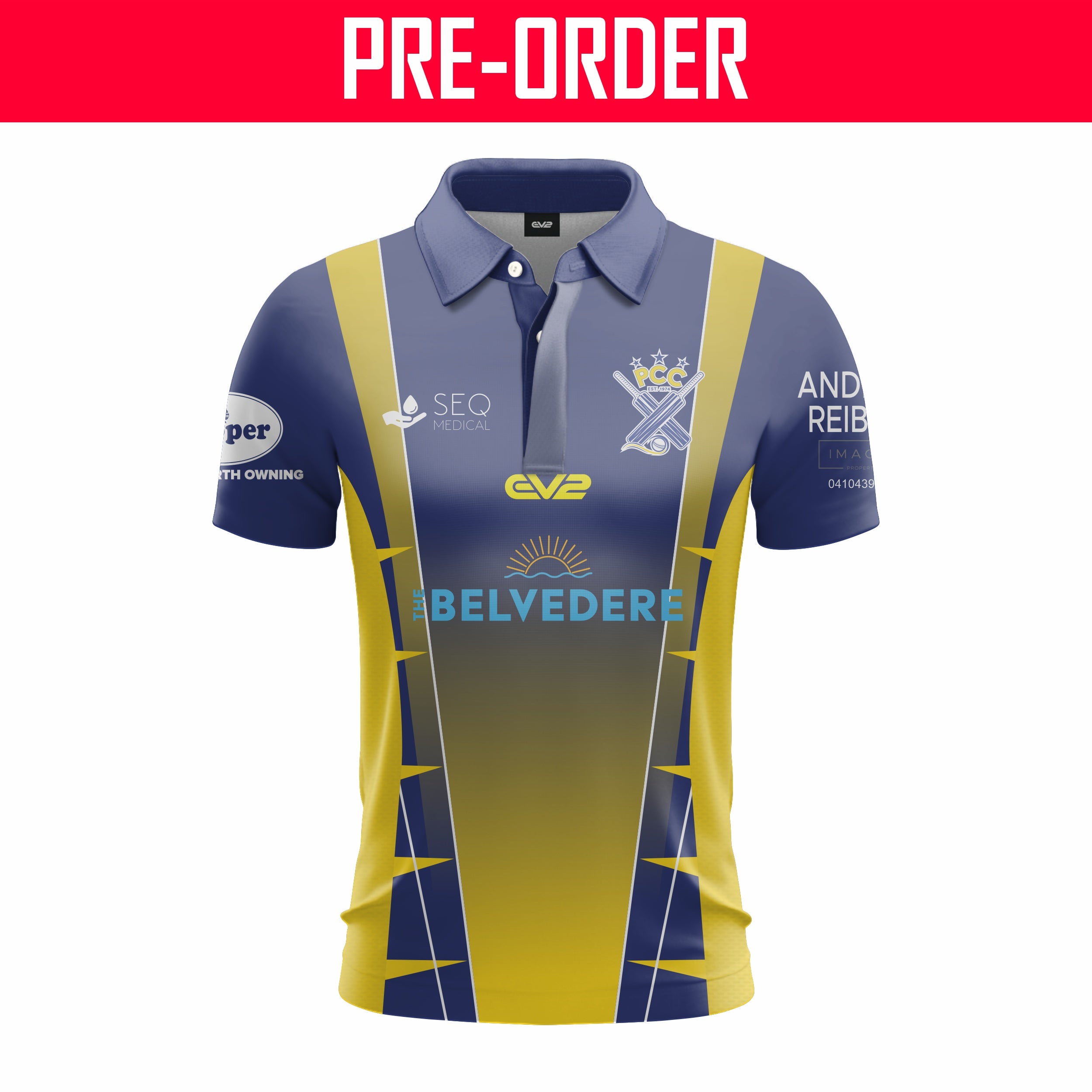 Peninsula Cricket Club - Champion Cricket Shirt - Colours