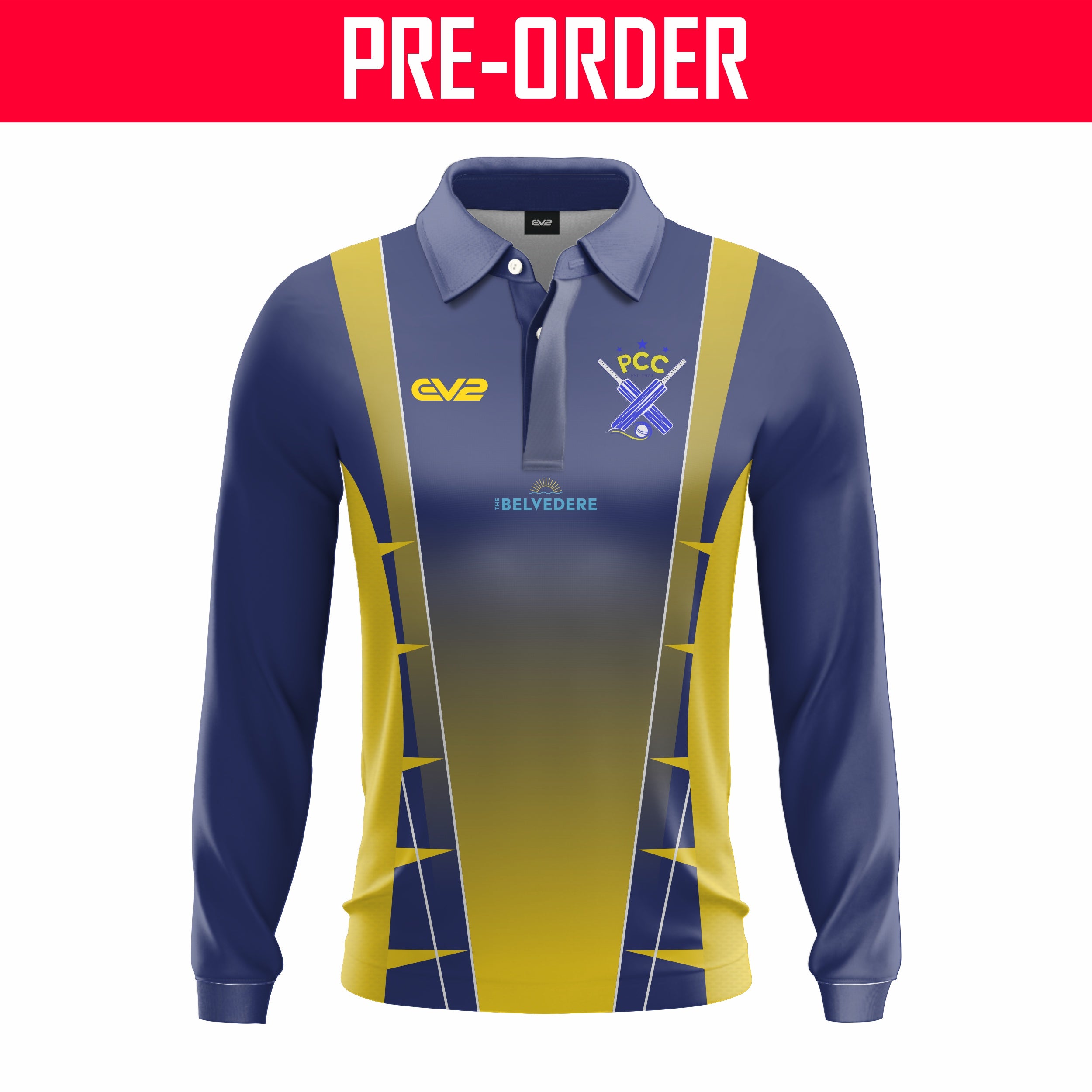 Peninsula Cricket Club - Champion Cricket Shirt - Colours Long Sleeve