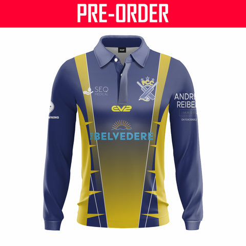 Peninsula Cricket Club - Champion Cricket Shirt - Colours Long Sleeve