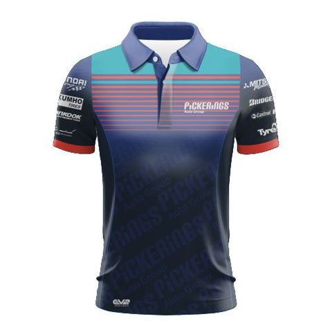 PICKERINGS AUTO GROUP S29522 AMBASSADOR S/S BUSINESS SHIRT BLUE-LADIES