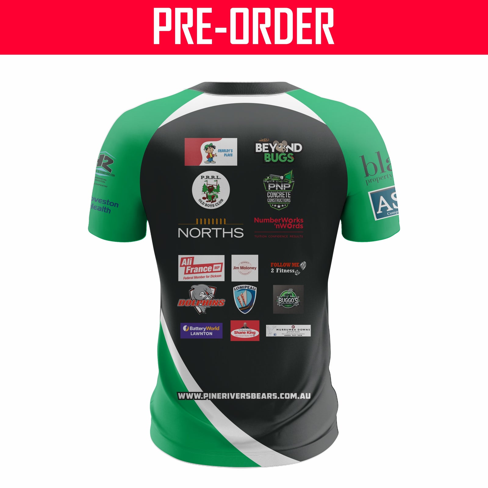 Pine Rivers Bears RLFC - Training Shirt A