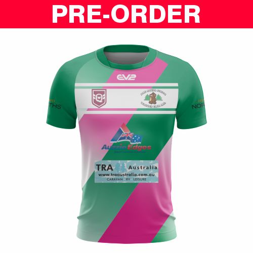 Pine Rivers Bears RLFC - Pink Training Shirt