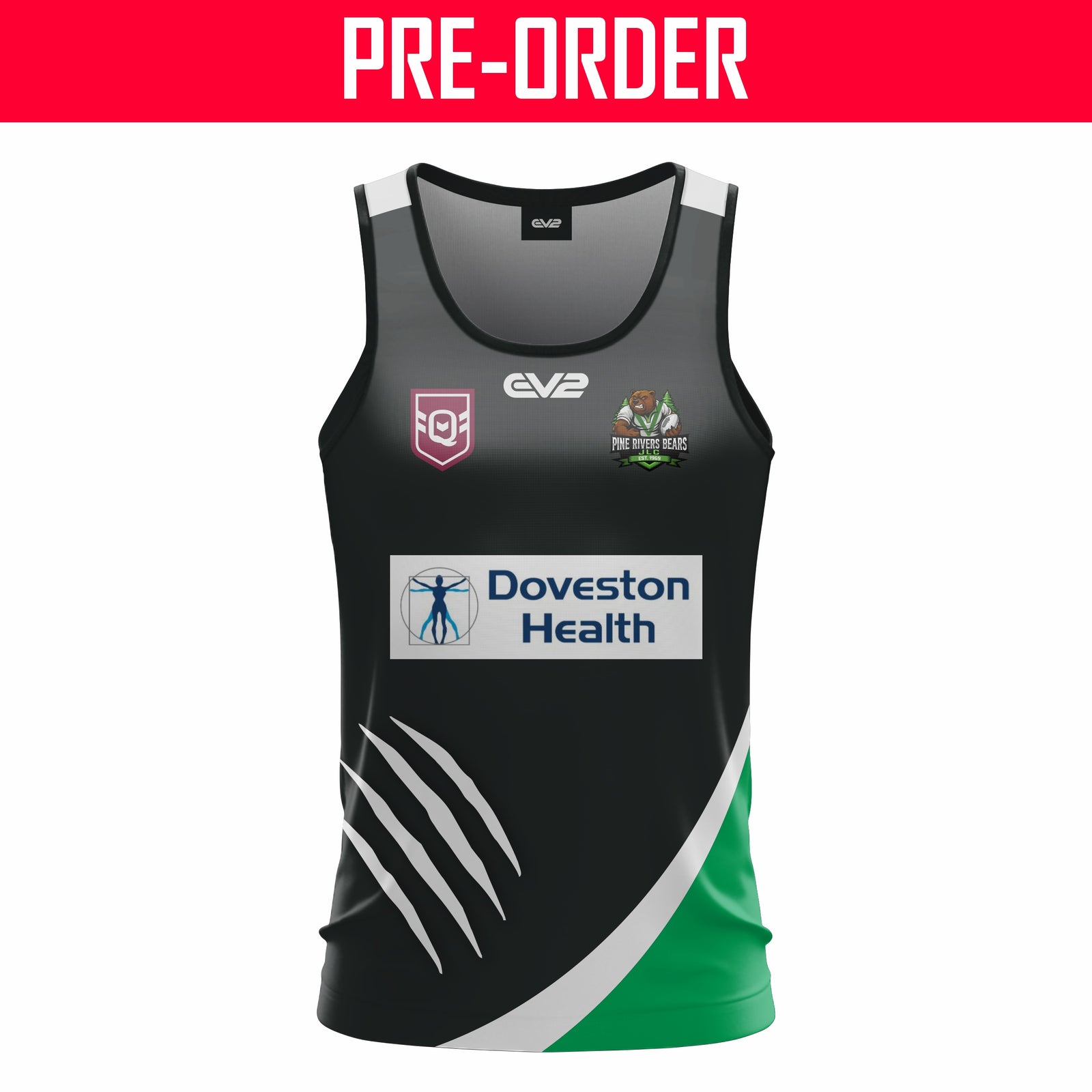 Pine Rivers Bears RLFC - Training Singlet A