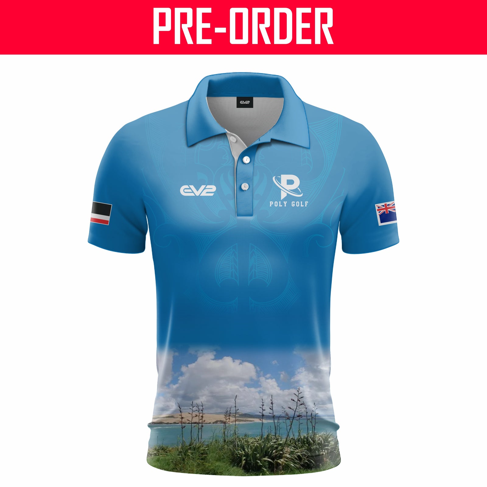 Poly Golf - Club Polo - Blue