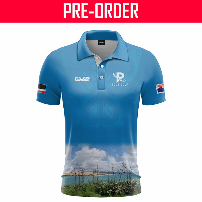 Poly Golf - Club Polo - Blue