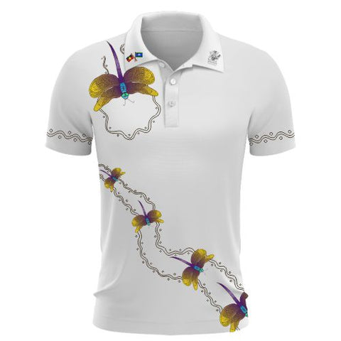 QED DRAGONFLY  POLO  - Club Polo - Purple