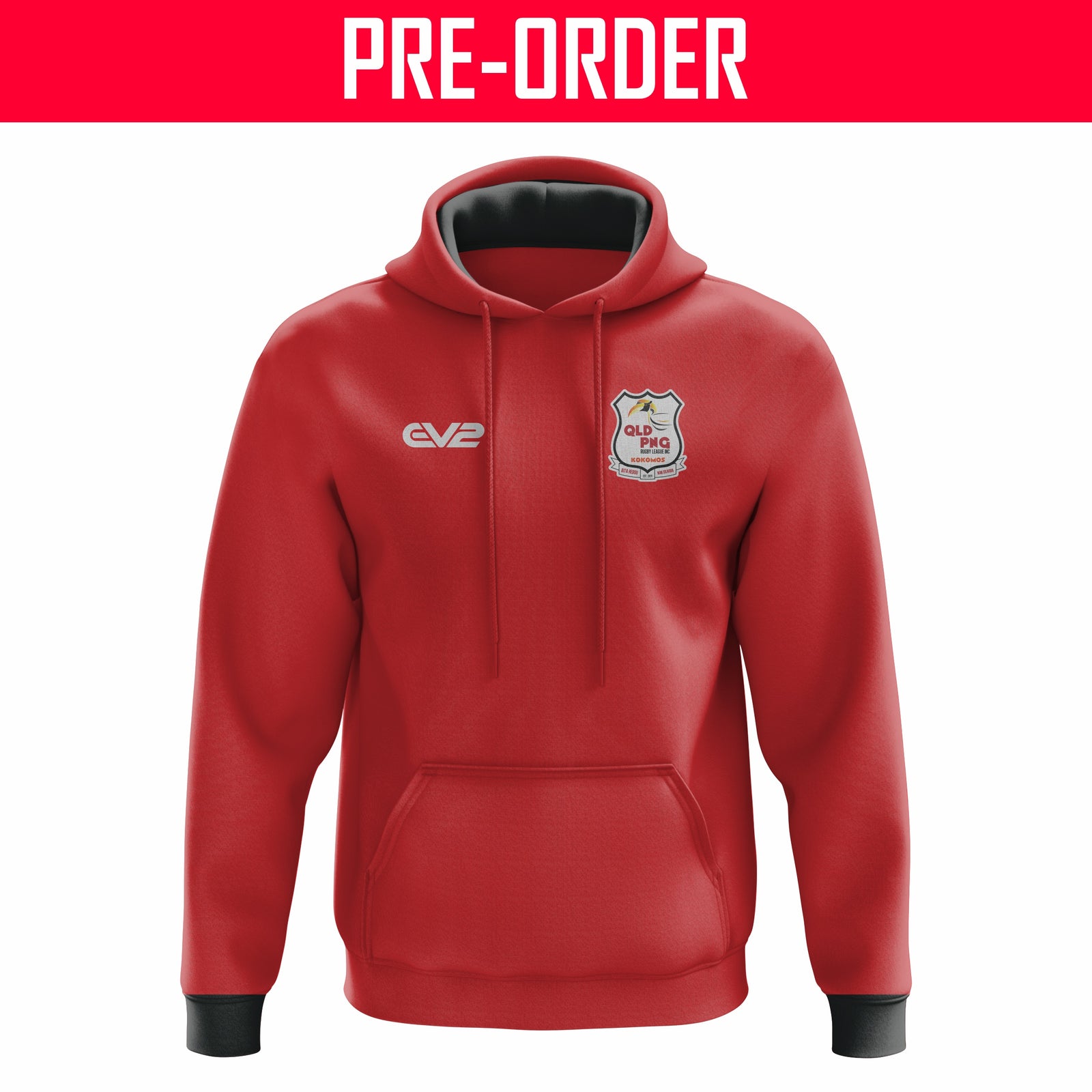 QLD PNG Kokomos Rugby League - Traditional Hoodie