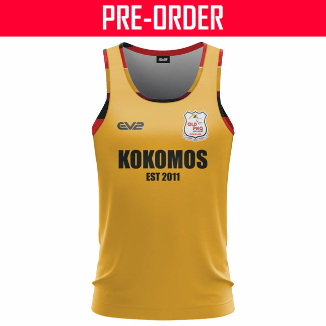 QLD PNG Kokomos RLFC - Training Singlet