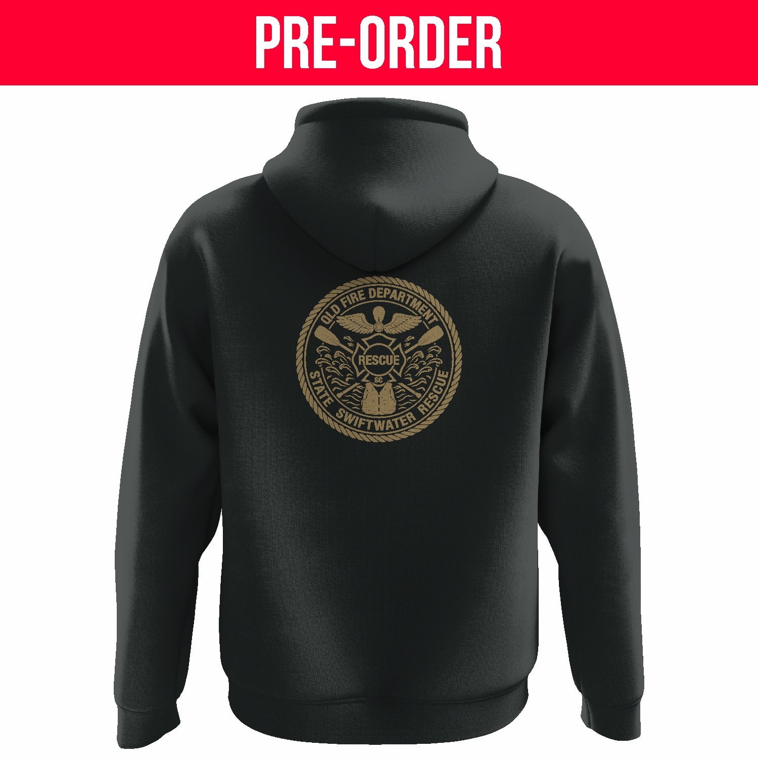 QLD FIRE - SWIFTWATER RESCUE - Traditional Hoodie