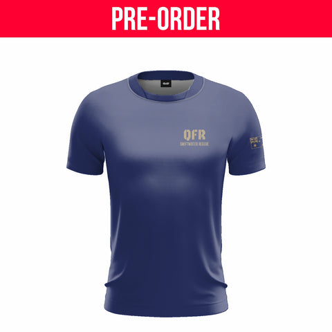 QLD FIRE - SWIFTWATER RESCUE - GREY COTTON TEE