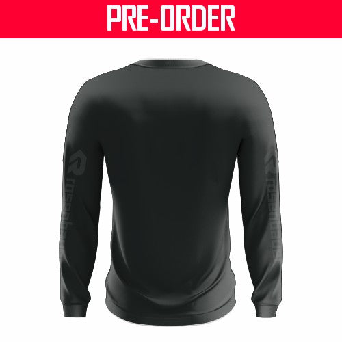 QLD FIRE RUGBY LEAGUE - Blackout Training Shirt Long Sleeve