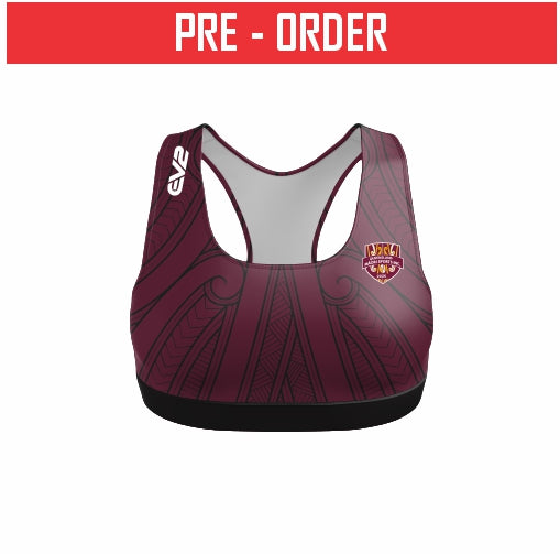 QLD MAORI RUGBY LEAGUE - LYCRA CROP TOP