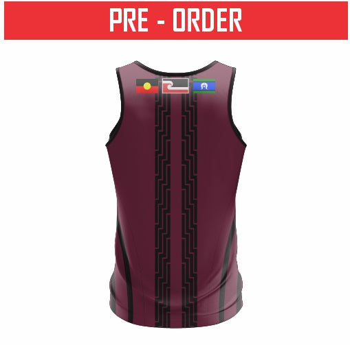 QLD MAORI RUGBY LEAGUE - TRAINING SINGLET