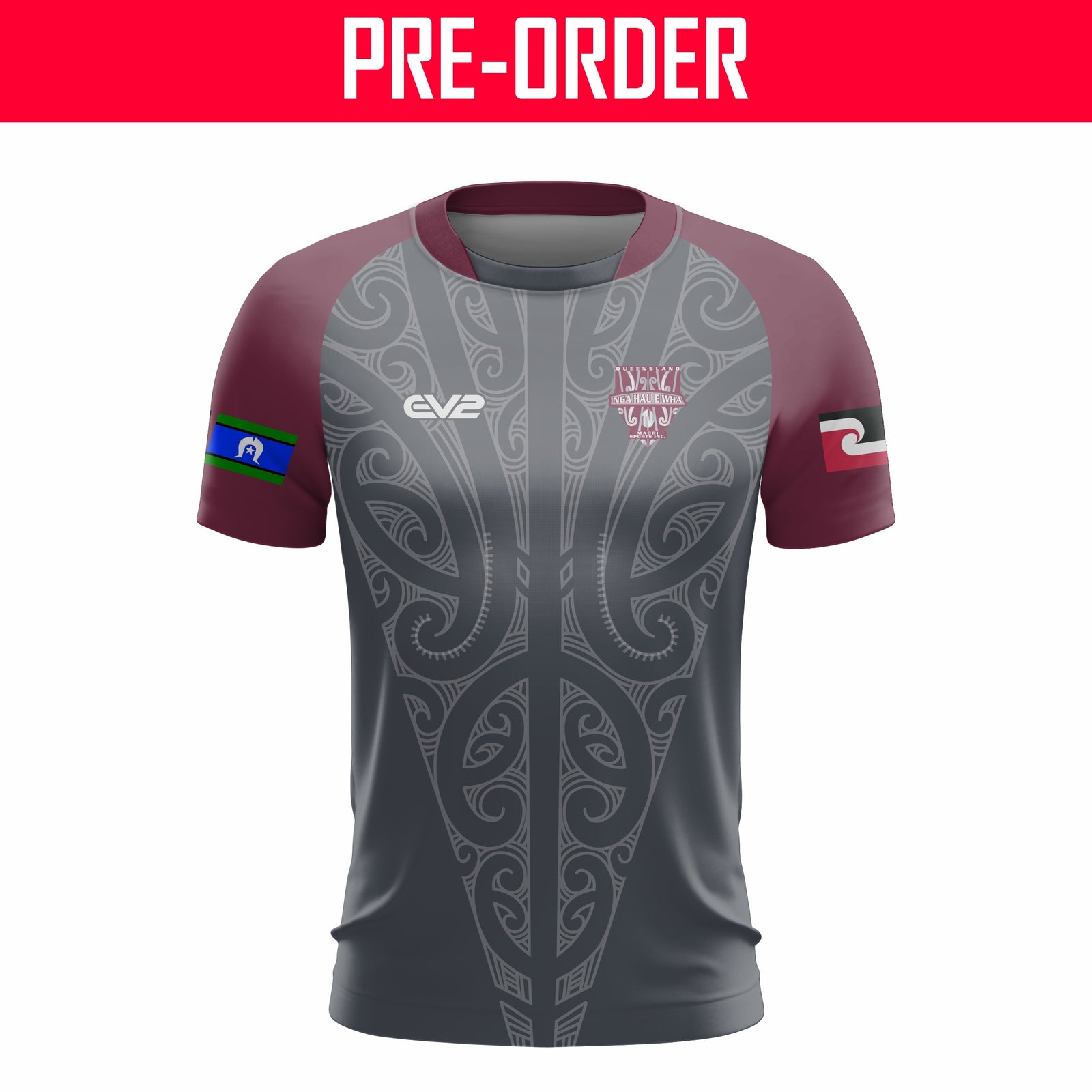 QLD MAORIS RUGBY LEAGUE- Training Shirt - SET A