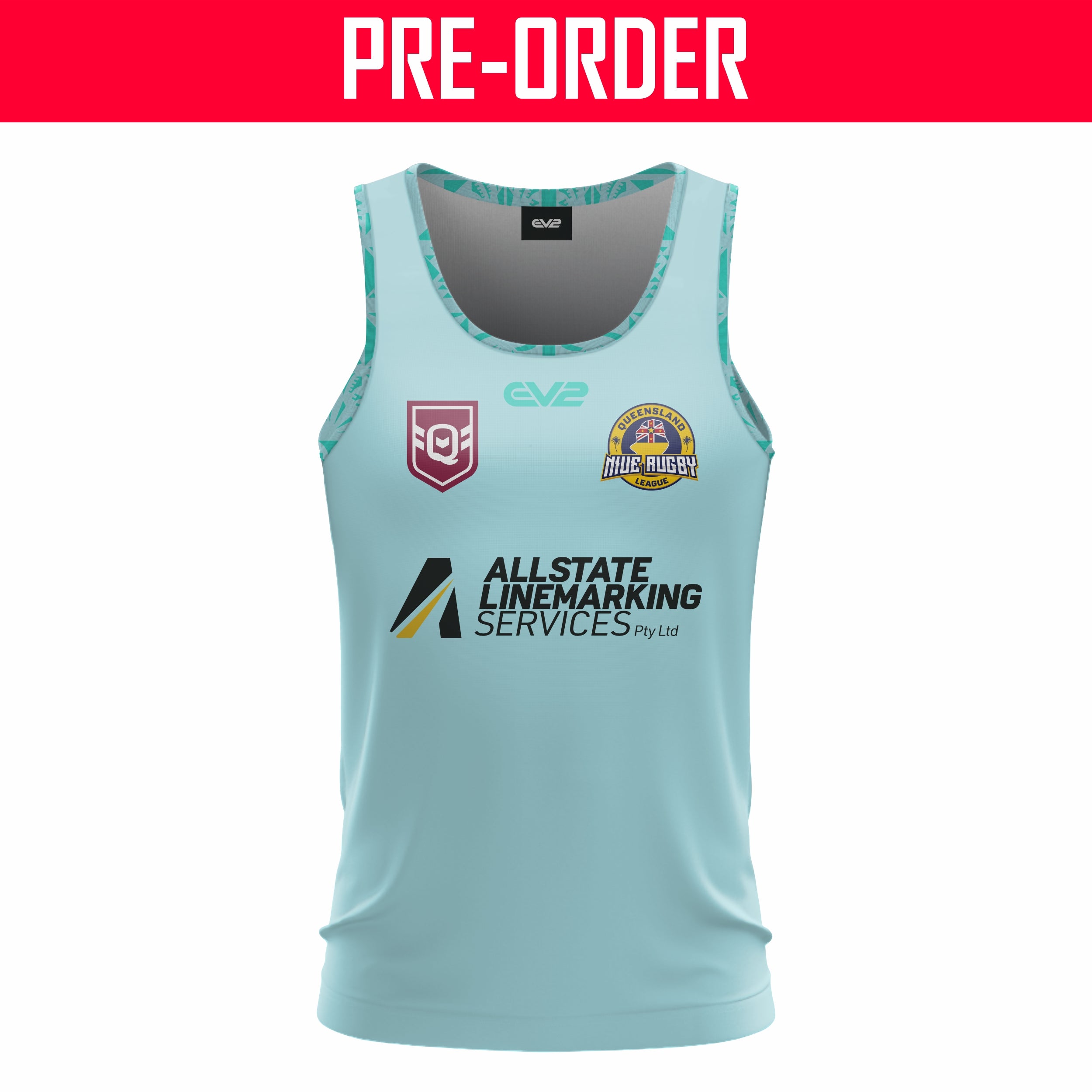 QLD Niue Rugby League - Training Singlet