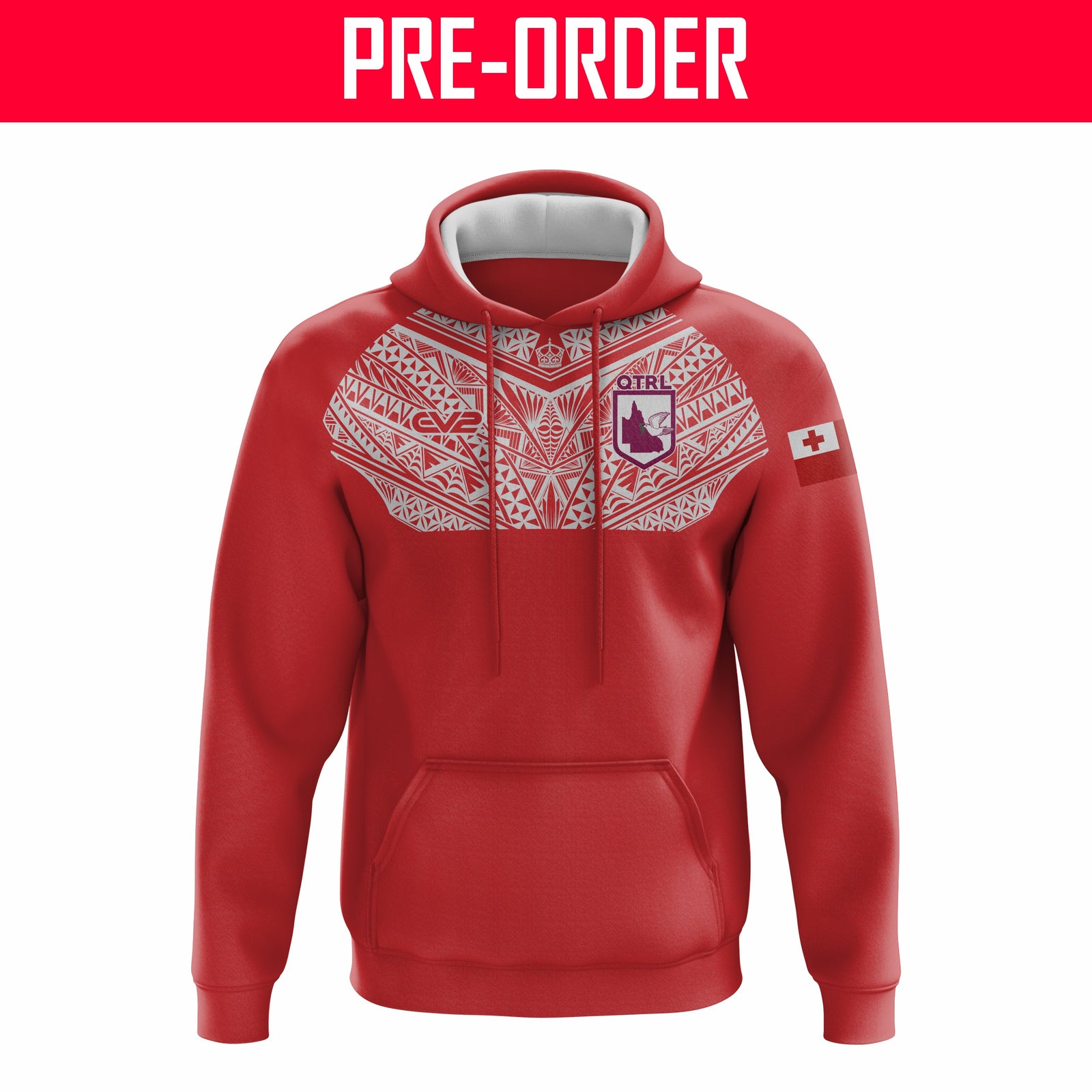 QLD Tonga Rugby League - Club Hoodie